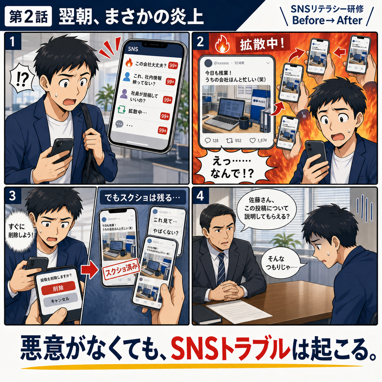 SNSリテラシー研修 第2話